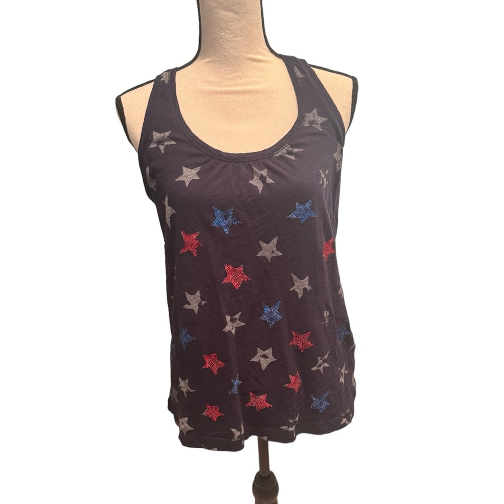 Lucky Brand: Music Festival Tank in American Navy. Size medium
